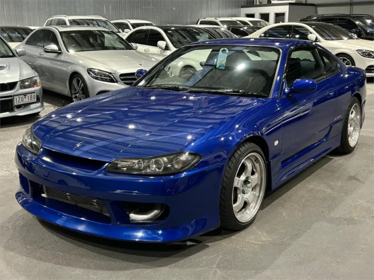 BLUE 1999 Nissan Silvia Spec R S15 Black Interior
