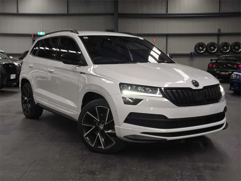WHITE 2021 SKODA Karoq 140TSI Sportline NU Black Interior