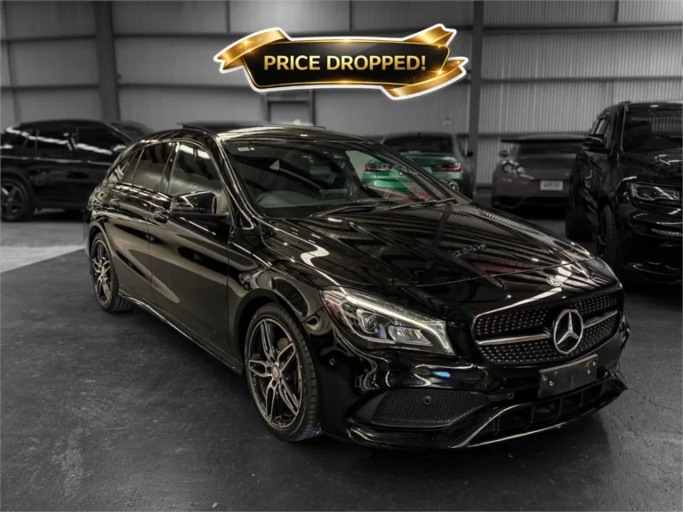 Black 2017 Mercedes-Benz CLA-Class CLA200 C117