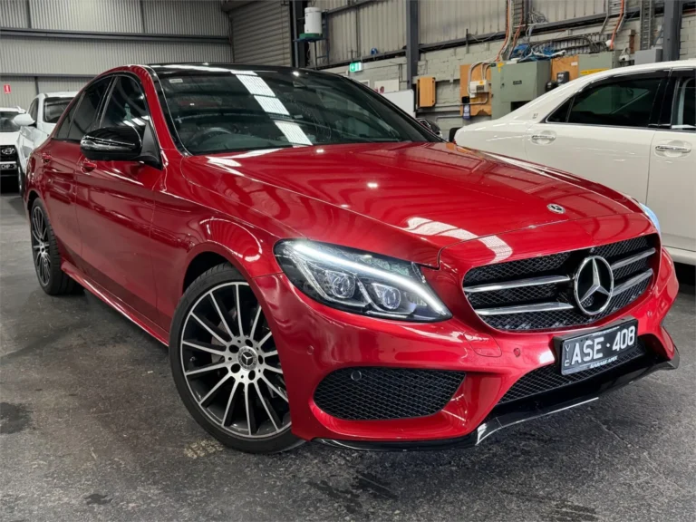 RED 2017 Mercedes-Benz C-Class C200 W205