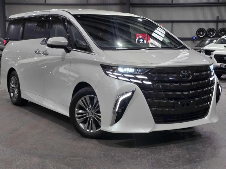 Pearl White 2024 Toyota Alphard Hybrid