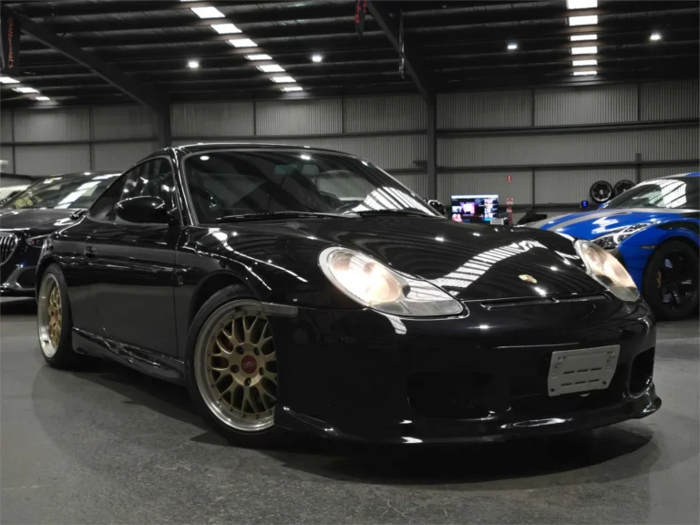 Black 2001 Porsche 911 Carrera 996