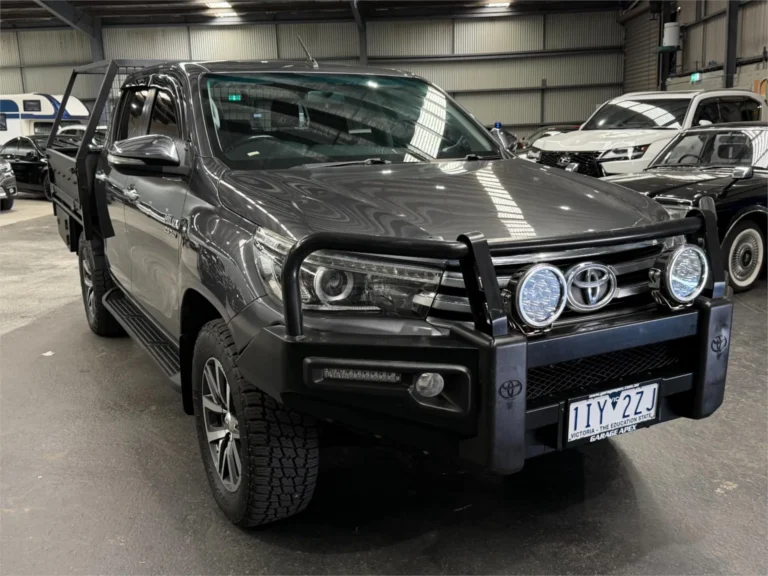 Grey 2016 Toyota Hilux SR5 GUN126R Black Interior